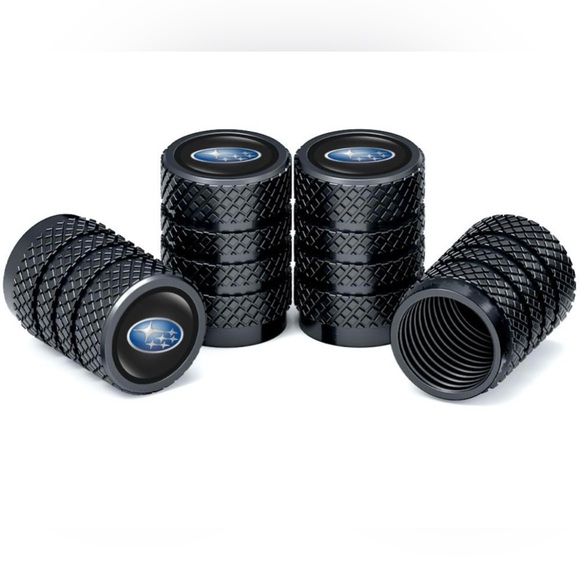 Subaru tire valve stem caps set of 4 - Picture 1 of 3